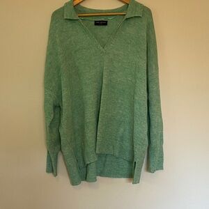 Lane Bryant Mint V-Neck Sweater